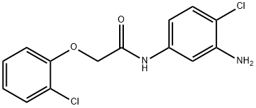 N-(3-Amino-4-chlorophenyl)-2-(2-chlorophenoxy)-acetamide 化学構造式