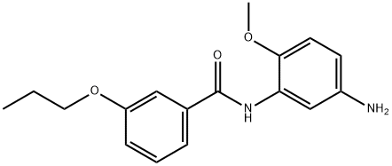 N-(5-Amino-2-methoxyphenyl)-3-propoxybenzamide Struktur