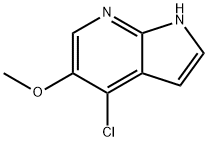 4-CHLORO-5-METHOXY-1H-PYRROLO[2,3-B]PYRIDINE Structure