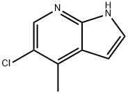 5-Chloro-4-Methyl-7-azaindole Structure