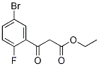 (5-溴-2-氟苯甲酰基)乙酸乙酯,1020058-47-2,结构式