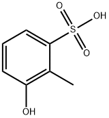 2-メチル-3-ヒドロキシベンゼンスルホン酸 化学構造式