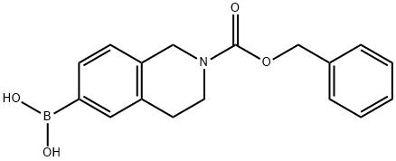 BENZYL 6-(4,4,5,5-TETRAMETHYL-1,3,2-DIOXABOROLAN-2-YL)-3,4-DIHYDROISOQUINOLINE-2(1H)-CARBOXYLATE Structure