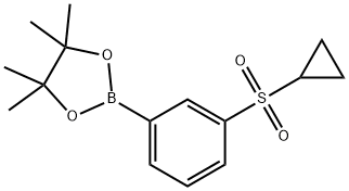 2-[3-(cyclopropanesulfonyl)phenyl]-4,4,5,5-tetramethyl-1,3,2-dioxaborolane|2-(3-(环丙基磺酰基)苯基)-4,4,5,5-四甲基-1,3,2-二氧硼烷