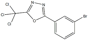 2-(3-BroMophenyl)-5-trichloroMethyl-1,3,4-oxadiazole Structure