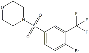 4-((4-BroMo-3-(trifluoroMethyl)phenyl)sulfonyl)Morpholine|