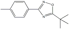 5-TERT-BUTYL-3-P-TOLYL-1,2,4-OXADIAZOLE, 1020253-10-4, 结构式