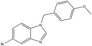 5-BroMo-1-(4-Methoxybenzyl)-1H-benzo[d]iMidazole,1020253-11-5,结构式