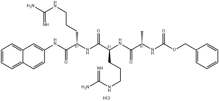 N-CBZ-ALA-ARG-ARG 4-METHOXY-BETA-NAPHTHYLAMIDE ACETATE SALT