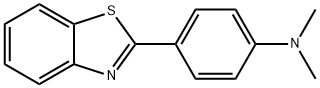 2-(4-ジメチルアミノフェニル)ベンゾチアゾール 化学構造式