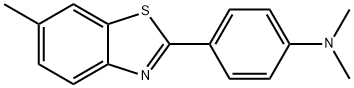 2-(4'-(DIMETHYLAMINO)PHENYL)-6-METHYL-BENZOTHIAZOLE Structure