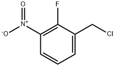 2-FLUORO-3-NITROBENZYL CHLORIDE Structure