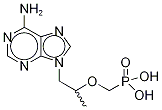 RAC テノホビル-D6 化学構造式
