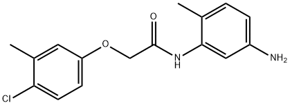 N-(5-Amino-2-methylphenyl)-2-(4-chloro-3-methylphenoxy)acetamide Structure