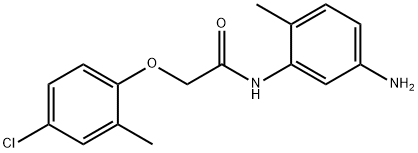 N-(5-Amino-2-methylphenyl)-2-(4-chloro-2-methylphenoxy)acetamide Structure