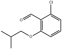 2-chloro-6-isobutoxybenzaldehyde Structure