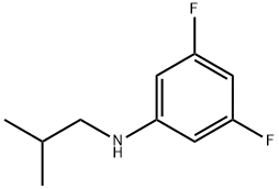 (3,5-Difluorophenyl)isobutylamine 化学構造式