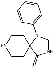 1-PHENYL-1,3,8-TRIAZASPIRO[4.5]DECAN-4-ONE Struktur