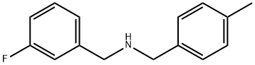 N-(3-Fluorobenzyl)-4-MethylbenzylaMine, 97% Structure