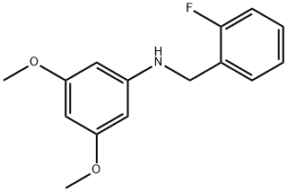 3,5-DiMethoxy-N-(2-fluorobenzyl)aniline, 97%|3,5-二甲氧基-N-(2-氟苄基)苯胺