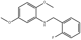 2,5-二甲氧基-N-(2-氟苄基)苯胺,1021124-41-3,结构式