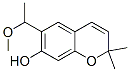 6-(1-Methoxyethyl)-2,2-dimethyl-2H-1-benzopyran-7-ol Struktur