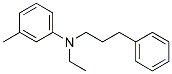 N-Ethyl-N-(3-methylphenyl)benzenepropanamine Structure