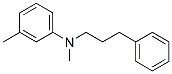 N-Methyl-N-(3-methylphenyl)benzenepropanamine Structure