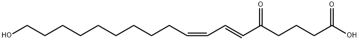 (6E,8Z)-18-羟基-5-氧代-6,8-十八碳二烯酸, 1021188-26-0, 结构式
