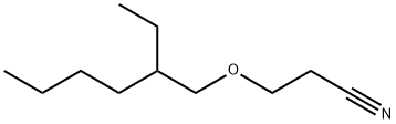 3-(2-乙基己氧基)丙腈, 10213-75-9, 结构式