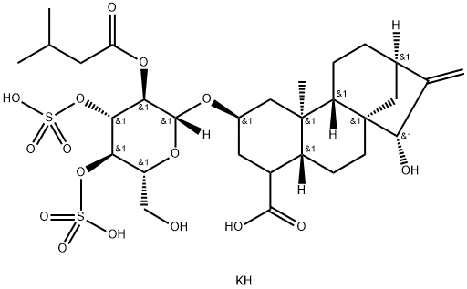 アトラクチル酸二カリウム塩 化学構造式