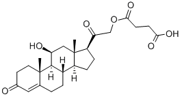 corticosterone-21-hemisuccinate Struktur