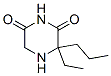 2,6-Piperazinedione,3-ethyl-3-propyl-(6CI) 结构式