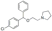 102163-37-1 1-[2-[(4-chlorophenyl)-phenyl-methoxy]ethyl]pyrrolidine
