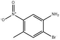 2-ブロモ-4-メチル-5-ニトロアニリン 化学構造式