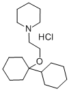 1-[2-(1-cyclohexylcyclohexyl)oxyethyl]piperidine hydrochloride Structure