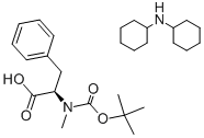 N-叔丁氧羰基-N-甲基-D-苯丙氨酸二环己胺盐,102185-45-5,结构式