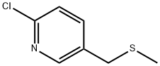 2-chloro-5-[(methylthio)methyl]pyridine(SALTDATA: FREE) Struktur