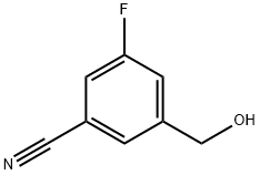 3-fluoro-5-(hydroxyMethyl)benzonitrile Structure