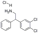 2-(3,4-DICHLOROPHENYL)-2-PHENYLETHYLAMINE HCL Struktur