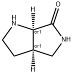 (3aR,6aR)-rel-hexahydro-Pyrrolo[3,4-b]pyrrol-6(1H)-one (Relative struc) 结构式