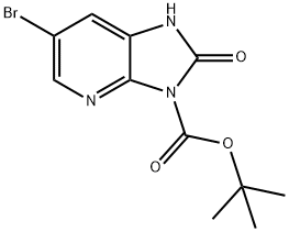 3H-IMidazo[4,5-b]pyridine-3-carboxylic acid, 6-broMo-1,2-dihydro-2-oxo-, 1,1-diMethylethyl ester|3H-IMIDAZO[4,5-B]PYRIDINE-3-CARBOXYLIC ACID