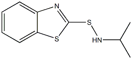 N-isopropylbenzothiazol-2-sulphenamide Structure