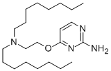 2-Amino-4-di-octylaminoethoxypyrimidine Structure