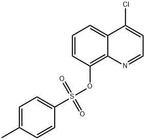 4-chloro-8-tosyloxyquinoline Struktur