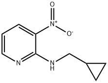 N-(cyclopropylmethyl)-3-nitropyridin-2-amine Struktur