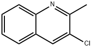 3-CHLORO-2-METHYLQUINOLINE 化学構造式