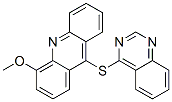 4-methoxy-9-quinazolin-4-ylsulfanyl-acridine Struktur