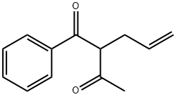 1-Phenyl-2-allyl-1,3-butanedione Structure