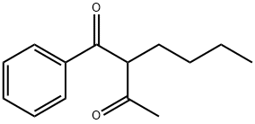 2-Butyl-1-phenyl-1,3-butanedione Struktur